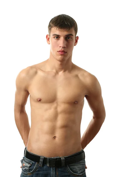 Sexy muscolare uomo — Foto Stock