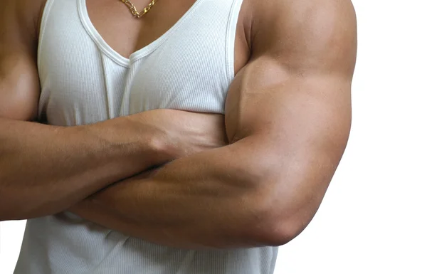 Torso maschile muscolare — Foto Stock