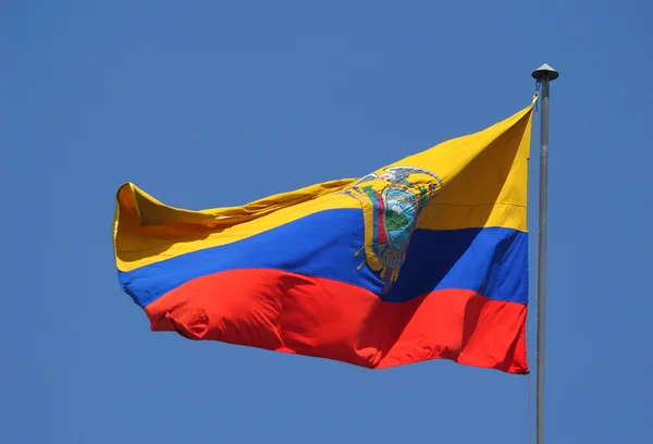 Ecuadori zászló — Stock Fotó