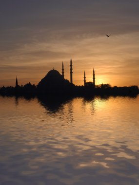 Gün batımında Süleyman Camii