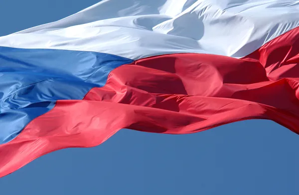 Tsjechische vlag — Stockfoto