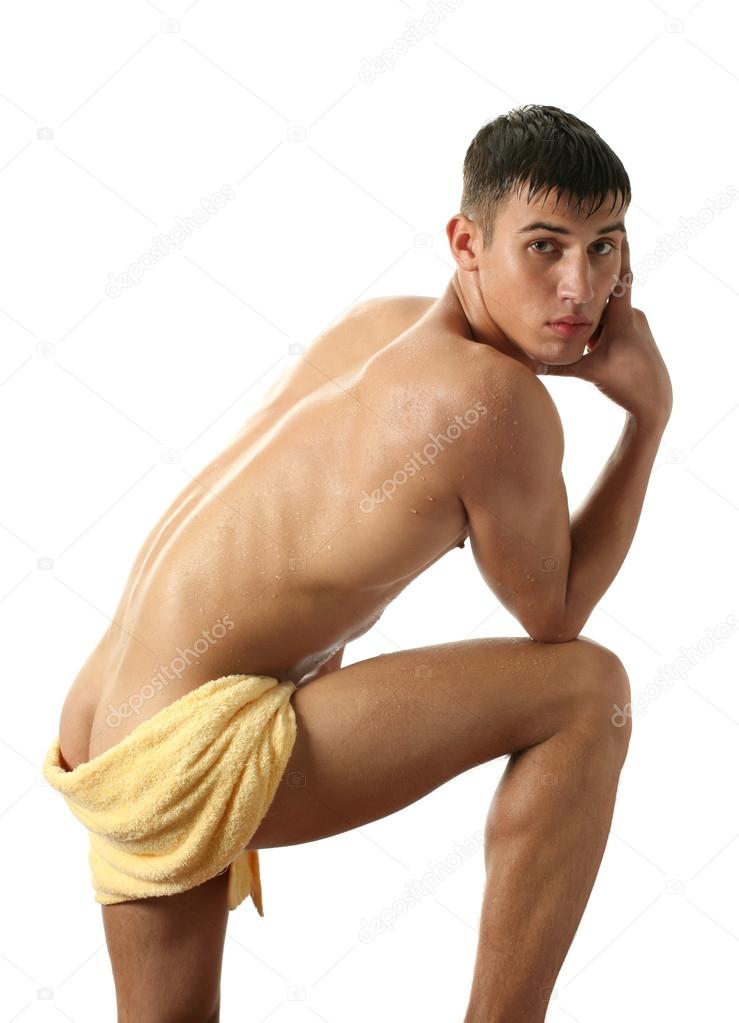 Young Man after Shower