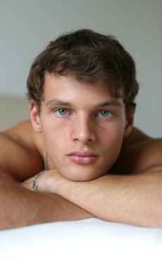 seksi bir adam portresi