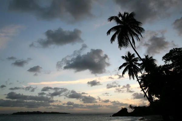 Coucher de soleil Caraïbes — Photo