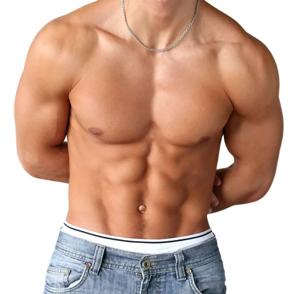 Torso muscolare sexy — Foto Stock