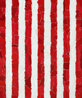 Kırmızı ve beyaz dikey şeritler