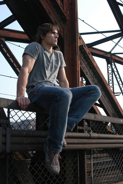 Сексуальный молодой человек
 