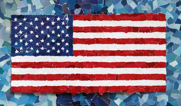 Amerikaanse nationale vlag — Stockfoto