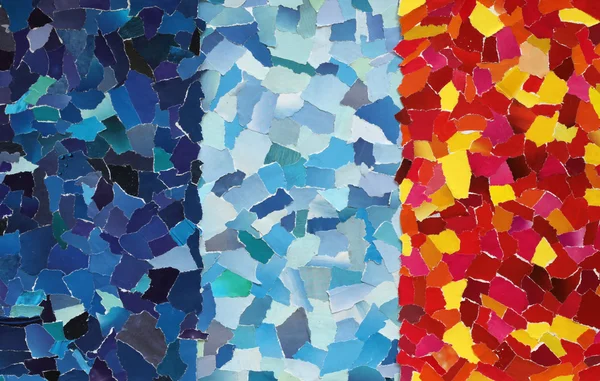 Textura colorida hecha de papel desgarrado —  Fotos de Stock