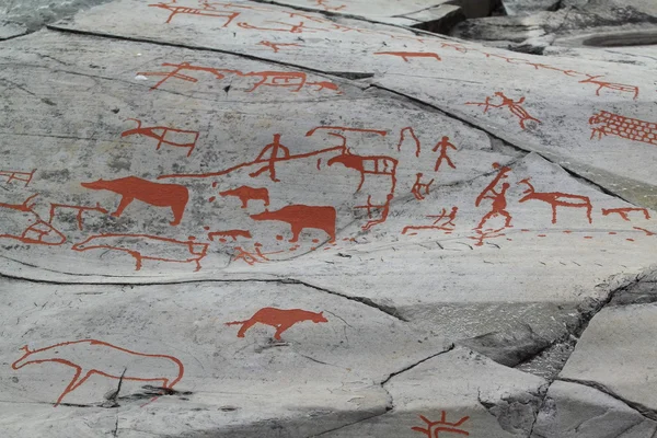 Petroglyphs in Alta, Norway — Stock Photo, Image