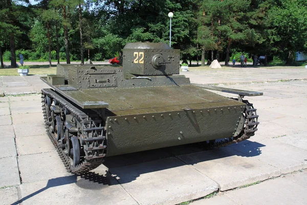 T-38 Tanque leve russo, WW2 — Fotografia de Stock