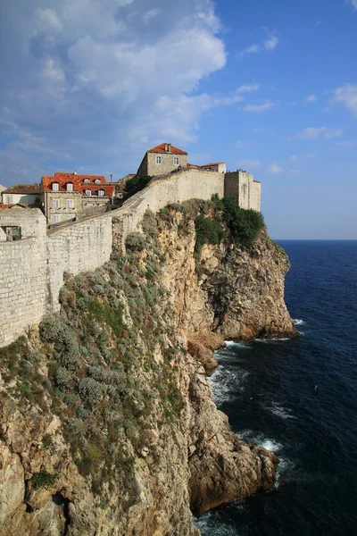 Stadsmuren i Dubrovnik — Stockfoto