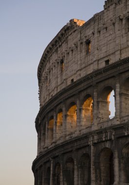 Colisseum ayrıntılı olarak Roma, coliseo, İtalya