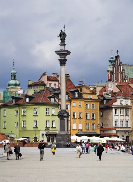 Varşova castle square eski şehir sütununda Sigismund