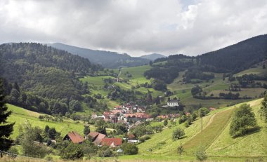 Kara Orman Köyü panoramik manzaralı.