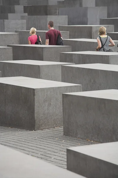 Holocaust memorial sculptuur in Berlijn — Stockfoto