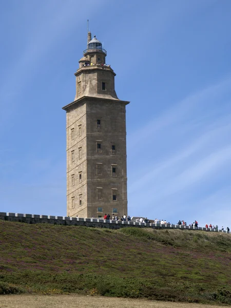 La Coru Hercule'nın kule görünümünde? a, Galiçya.