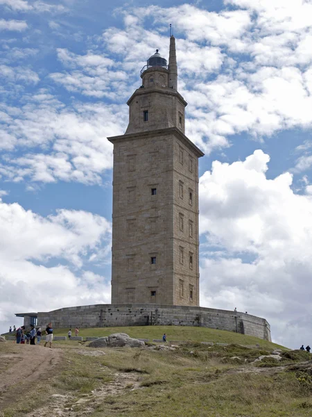 La torre di Hercule vista a La Coru Ligua, Galizia . — Foto Stock