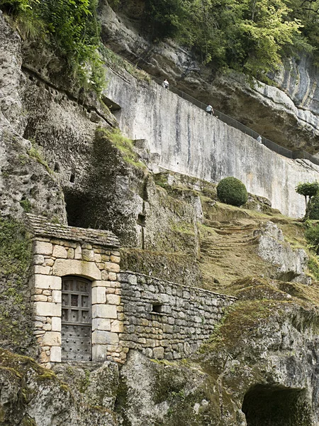 La roque Saint Christophe подання — стокове фото