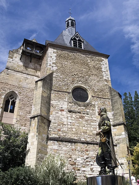 Сірано скульптури в місті Bergerac — стокове фото