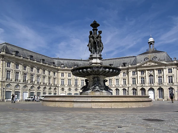 Place de la Bourse w Bordeaux — Zdjęcie stockowe