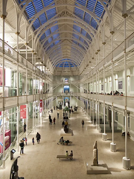 Interior del Museo Nacional de Escocia Imagen De Stock