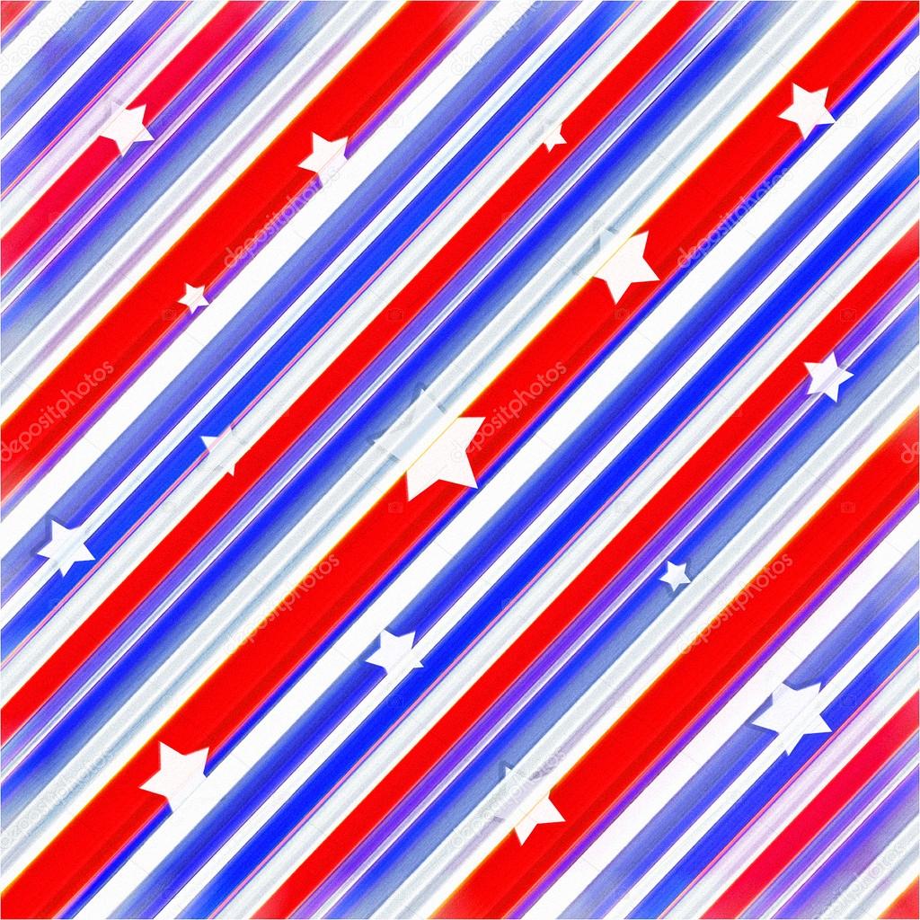 American Colors Stars Background