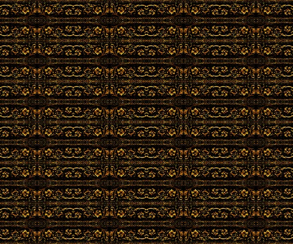 Deco dourado ornamental — Fotografia de Stock