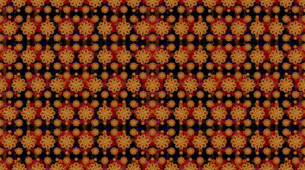 Multicolored Stars Motif Pattern. — Stock Photo, Image