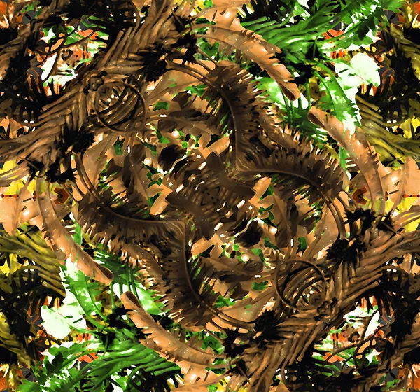 Ζούγκλα μοτίβο σύνθεση — Φωτογραφία Αρχείου