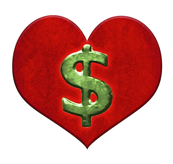 Amore per i soldi — Foto Stock