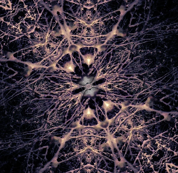 Fondo fractal Grunge oscuro —  Fotos de Stock