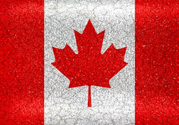 Flaga ilustracja Kanada — Zdjęcie stockowe