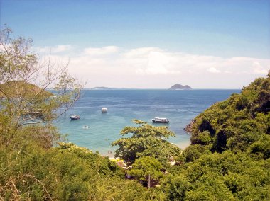 Peyzaj Brezilya tropikal bir yerde