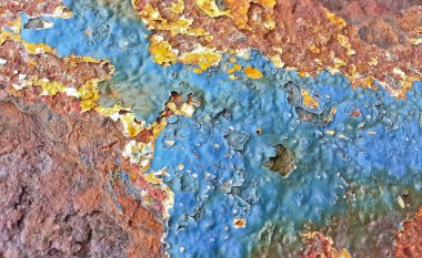 çok renkli paslı doku