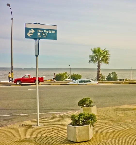 Montevideo Boardwalk Street — Stock Photo, Image