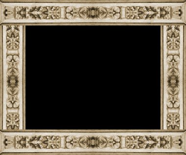 taş süsleme çerçeve