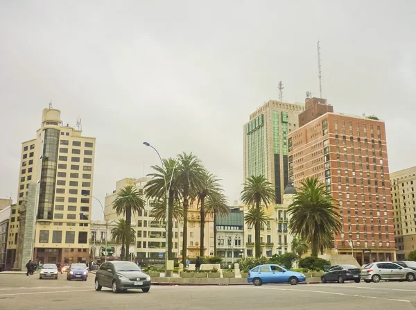 Montevideo Praça da independência — Fotografia de Stock