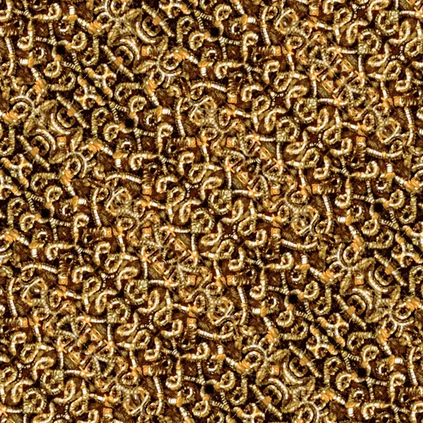 Baroque Golden Ornament Pattern — Stock Photo, Image