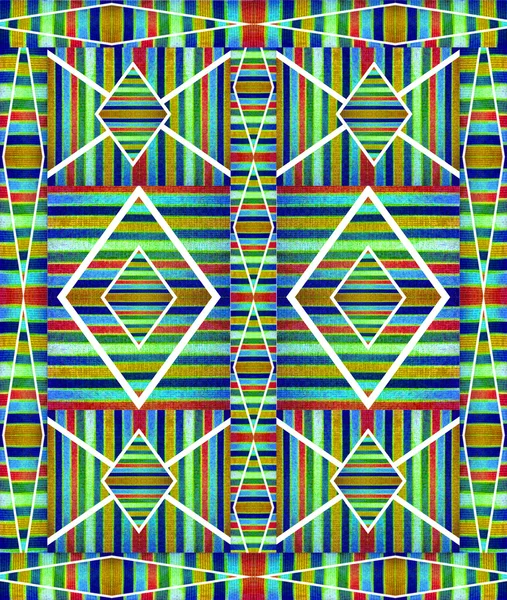 Красочный геометрический абстрактный шаблон — стоковое фото
