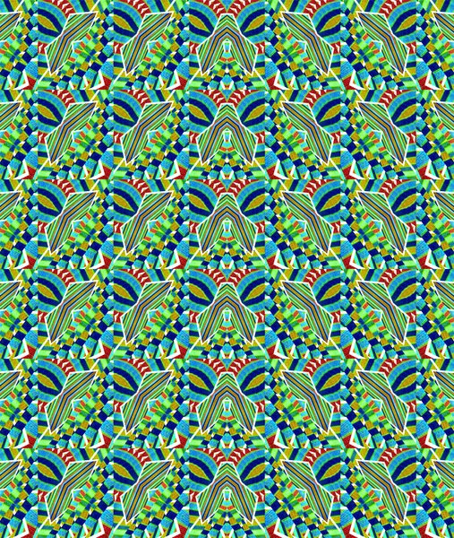 Färgglada geometriska abstrakta mönster — Stockfoto