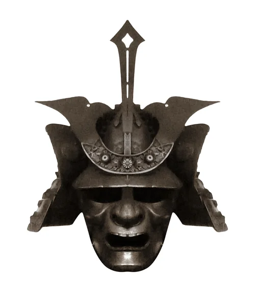Samurai Mask Stockbild