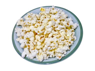 bir tabak içinde pop corn