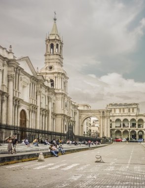 arequipa yan görünümü ana Katedrali