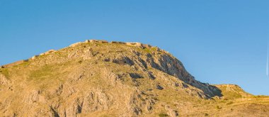 Mcenas şehrinin dış manzarası, Peloponnese bölgesi, Yunanistan