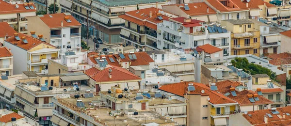 Vista Aérea Del Paisaje Urbano Desde Fuerte Palamidi Ciudad Nafplion —  Fotos de Stock