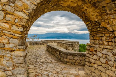 Ünlü Palamidi Kalesi, Nafplion Şehri, Peloponnese, Greece