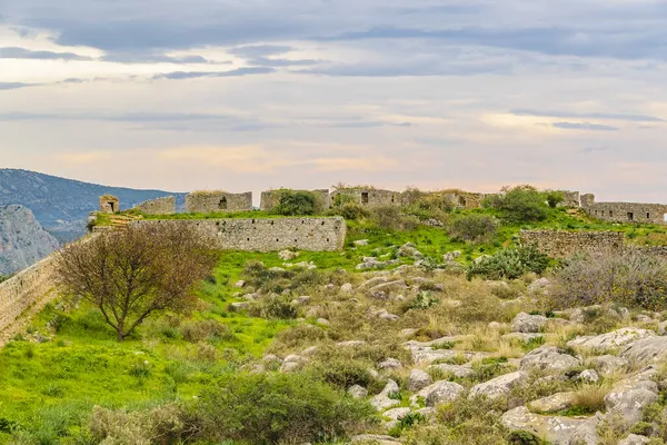 Scena Giorno Famoso Forte Palamidi Città Nafplion Peloponneso Grecia — Foto Stock