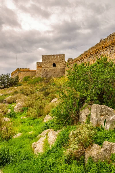 Tagesszene Der Berühmten Palamidi Festung Napoleon Stadt Peloponnes Griechenland — Stockfoto