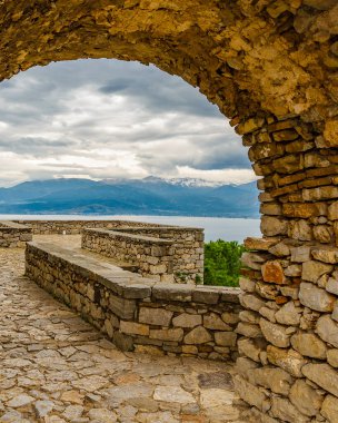 Ünlü Palamidi Kalesi, Nafplion Şehri, Peloponnese, Greece